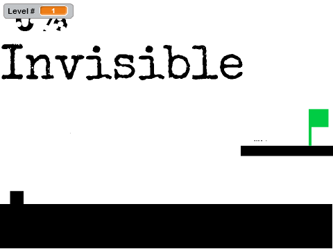 0 invisible platformer remix logo featuring invisible platformer visual identity