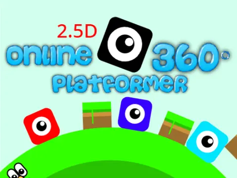 2.5D Online 360° Platformer logo - dimensional multiplayer platformer