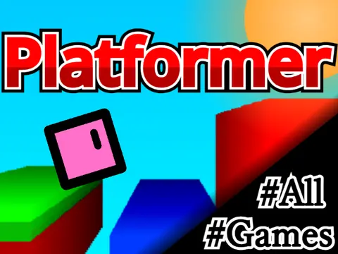 2.5D platformer game with parallax scrolling and secret symbol triggers