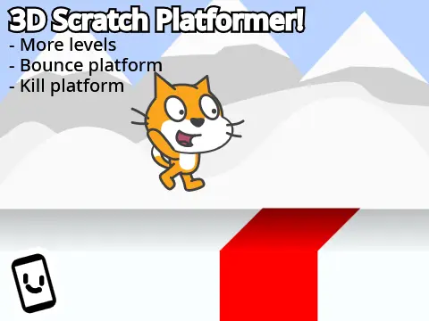 2.5D Scratch Platformer 100k Views Logo