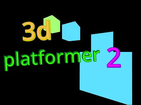 3D platformer 2 logo cover featuring 3D cube environment and platforming layers