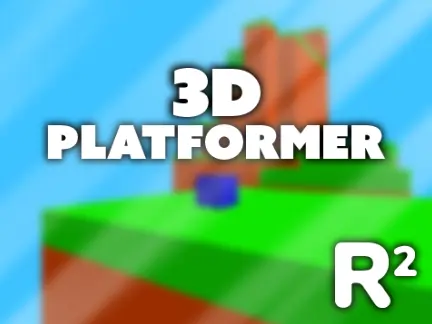 3D Platformer game logo showing isometric perspective and platforms
