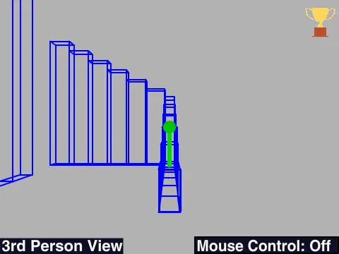 3D platformer parkour logo cover featuring colorful blocks and parkour