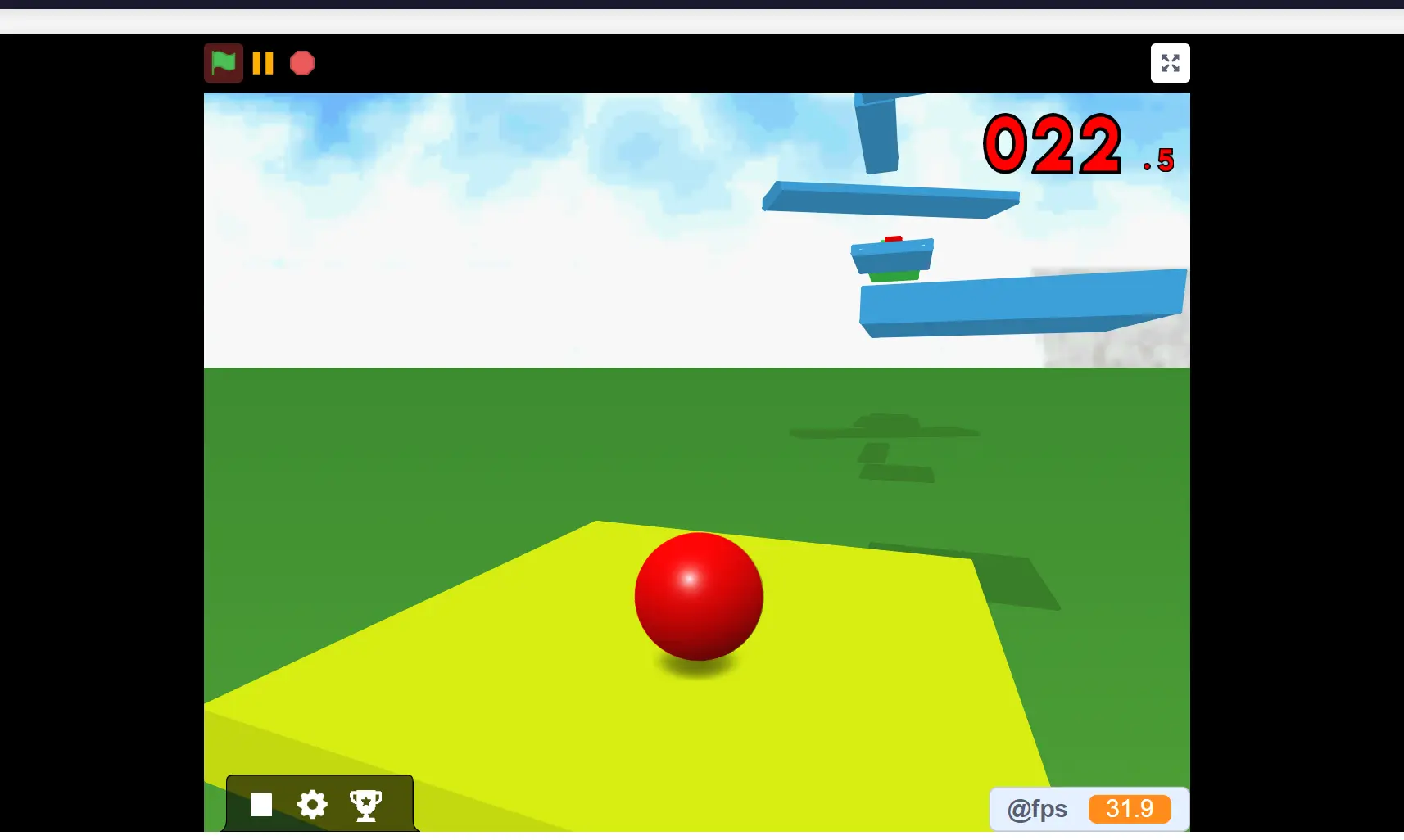 3D Platformer Tutorial Home Screen
