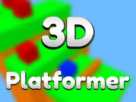 3D polygonal scene from the 3D Platformer v1.1 game
