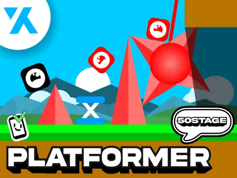 50stage Long Platformer Logo