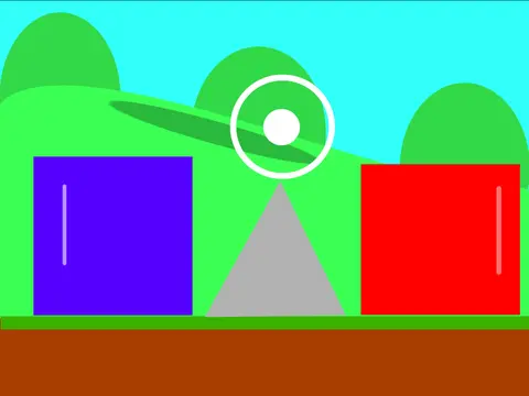 A Mobile Platformer logo, mobile-friendly jumping game with joystick