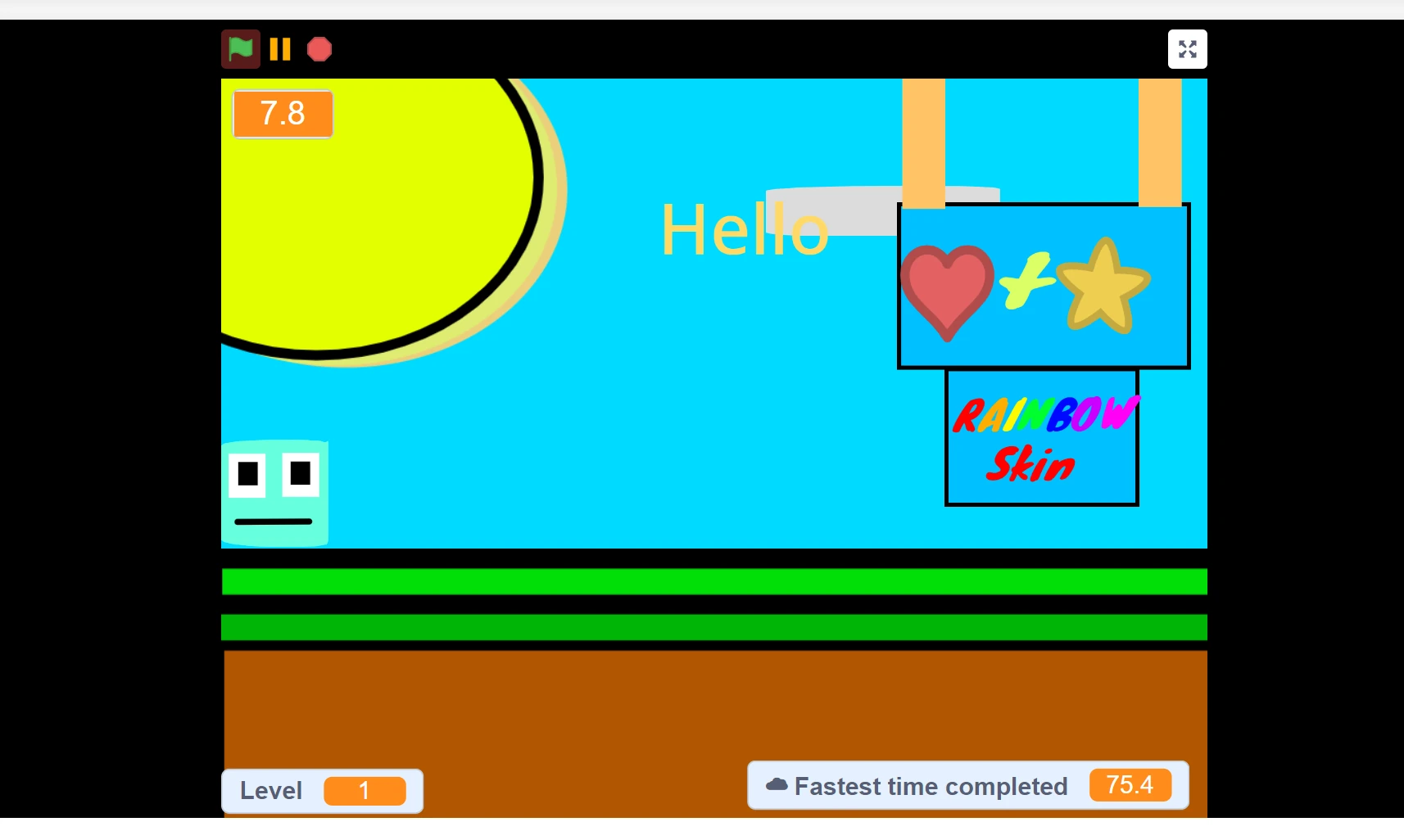 A Platformer Grasslands gameplay screenshot 1