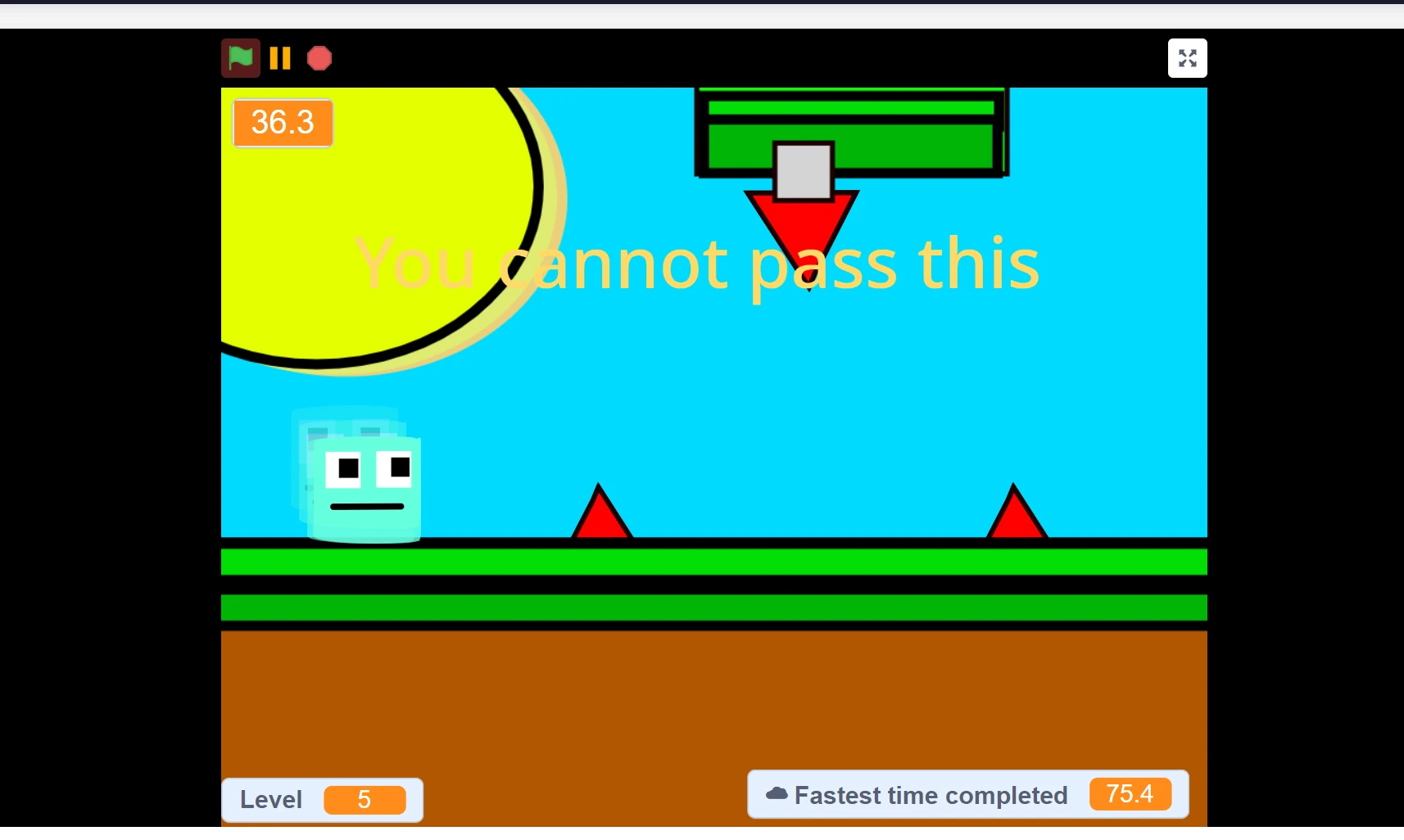 A Platformer Grasslands gameplay screenshot 2