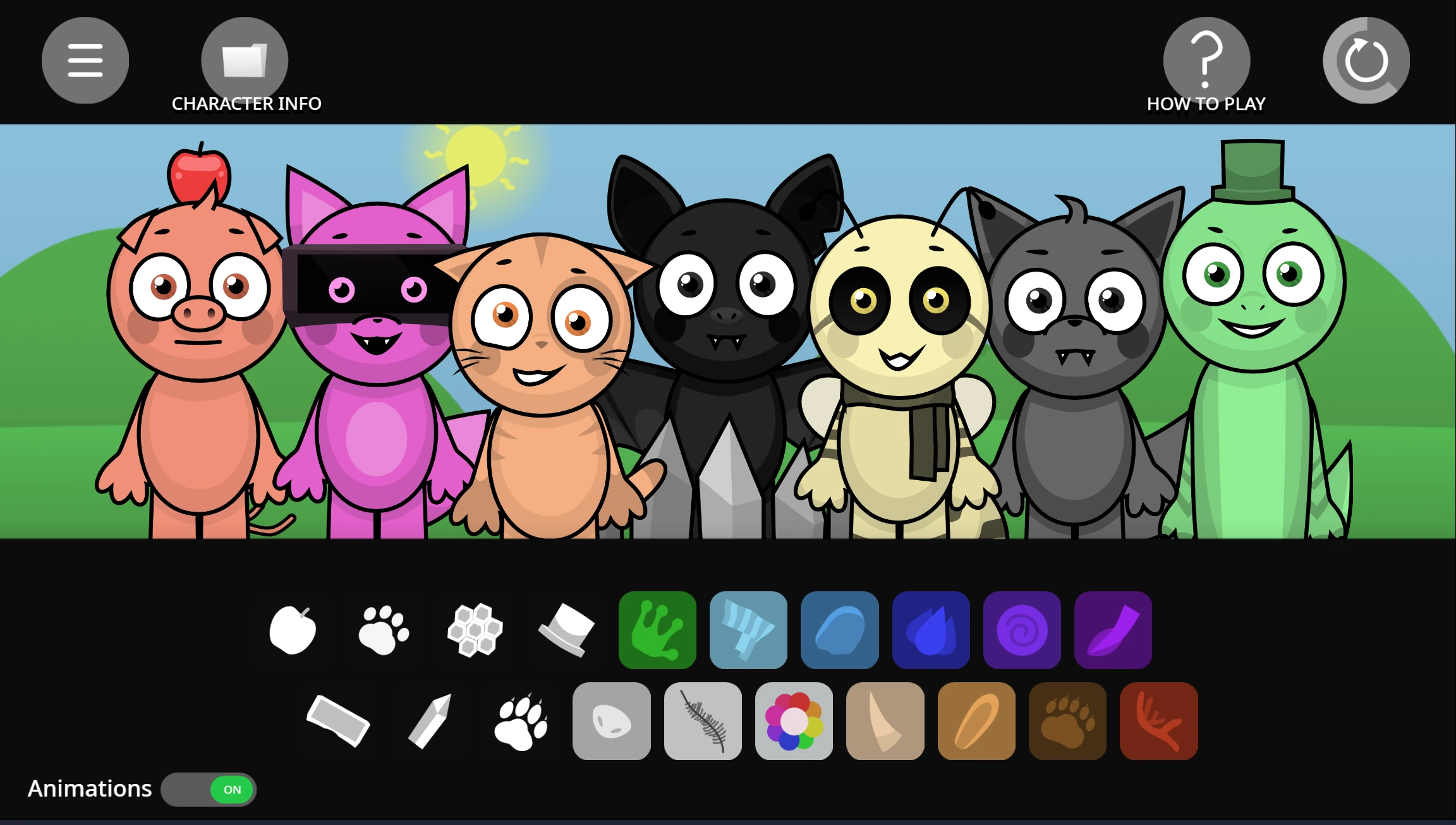 Sprunki Abgerny music creation interface