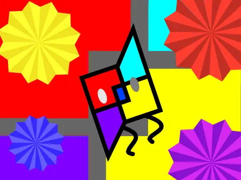 Play Abstract Oddities, a design-wise platformer with unique art and reset button