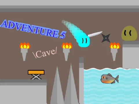 Adventure 5 Cave A Platformer game cover image