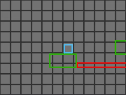 Almost 100 Pen Platformer logo - pen-based vector platformer with color coding