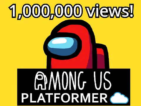 Among Us Platformer V2 logo cover