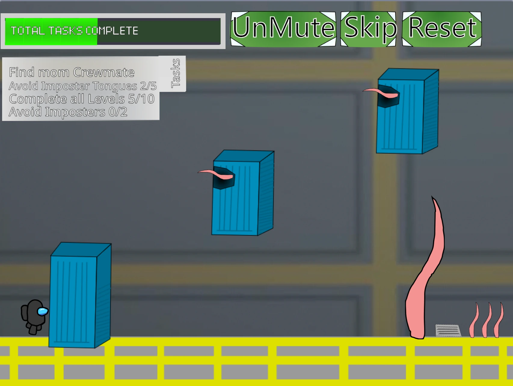 Among Us Platformer V3 gameplay screenshot 6
