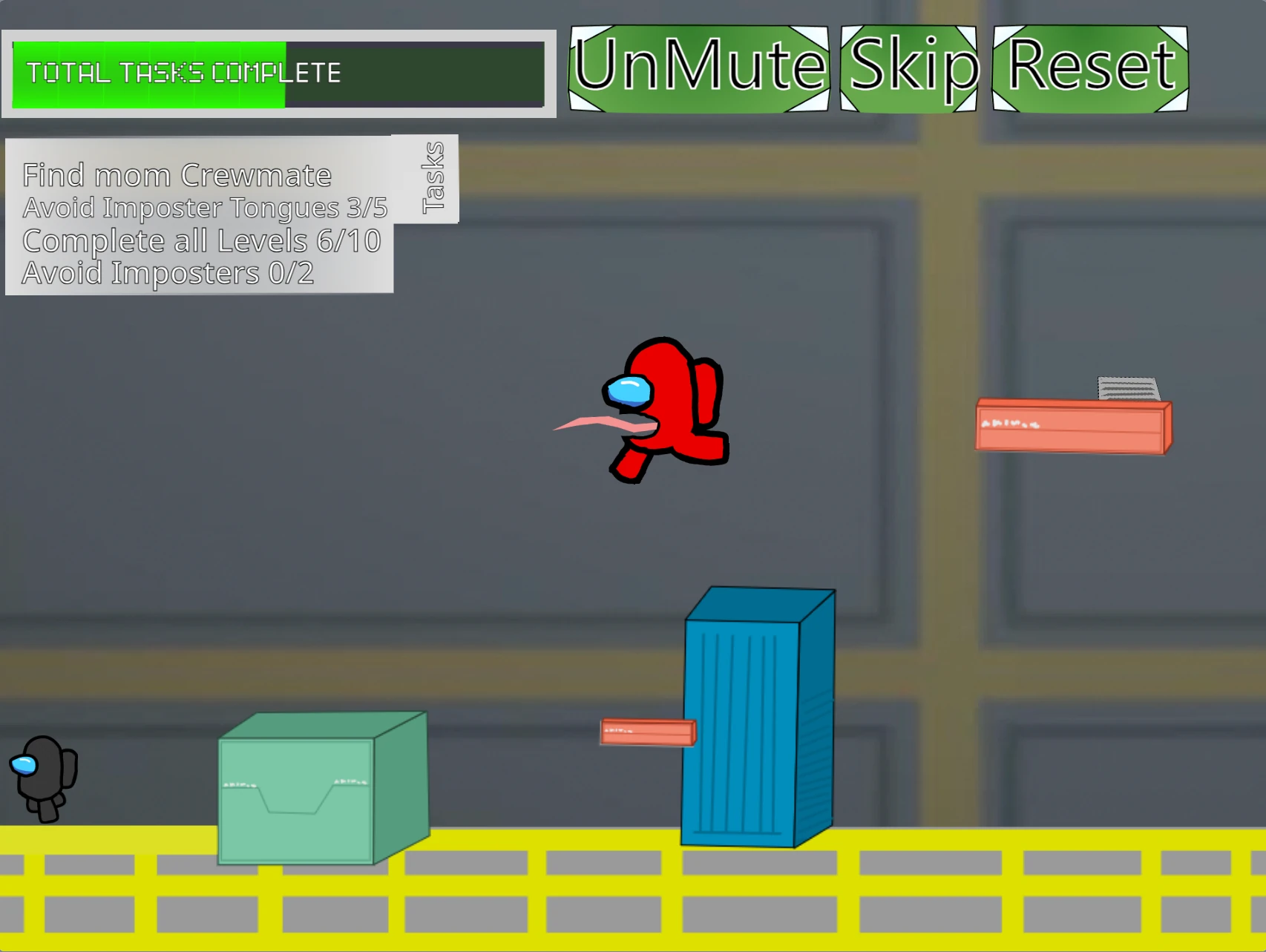 Among Us Platformer V3 gameplay screenshot 7
