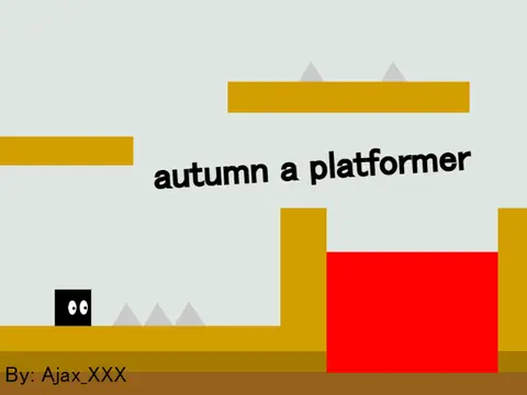 Autumn platformer logo cover featuring seasonal theme and Alan Walker Spectre music