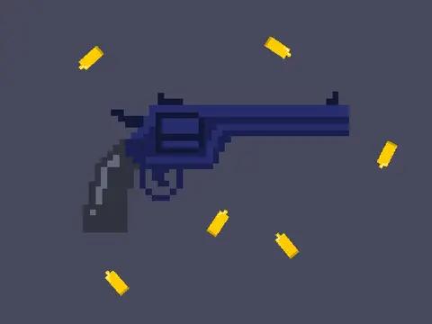 Bennett Bullets platformer logo - agent adventure game