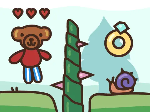 Bjorne's Quest Platformer Game Cover Art