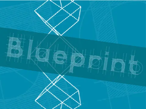 Logo for the Blueprint 3D Platformer game