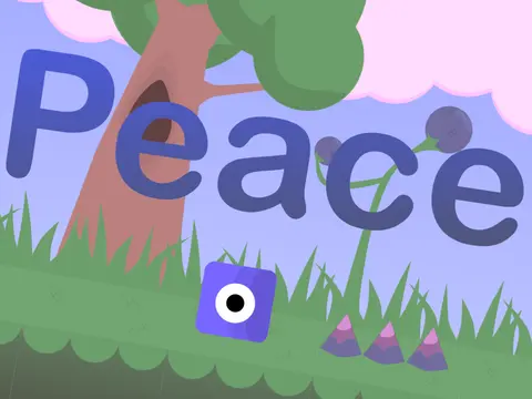 Calming Peaceful Platformer Game Cover