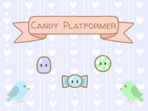 Logo for the Candy Platformer sweet-themed game