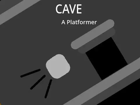 Cave II a collab platformer logo cover featuring sequel branding and underground aesthetic