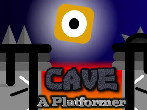 Cave - Part 3 logo cover, 23-level cave exploration Scratch platformer