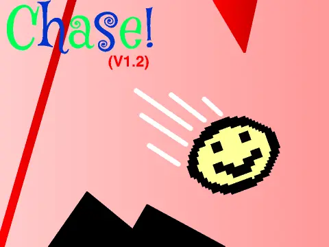 Chase platformer logo - challenging Scratch platformer with Rolling Sky music