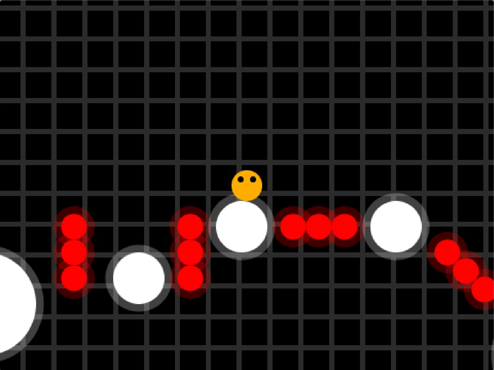 Circles A Platformer displayed on a mobile phone screen