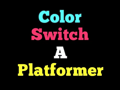 Color Switch platformer game logo featuring color switching ball mechanic