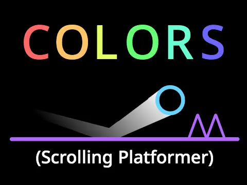 Colors - A Scrolling Platformer cover art showcasing vibrant color themes