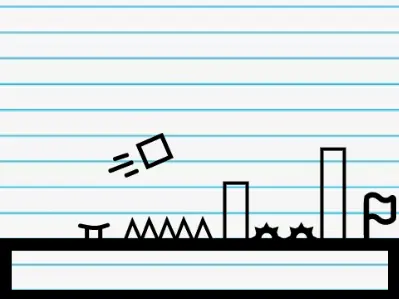 Comic Strips platformer logo - comic book themed platforming adventure