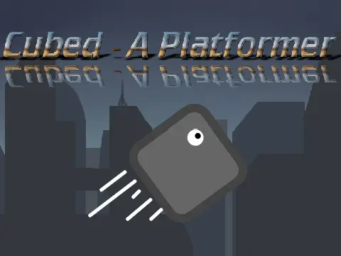 Logo for the Cubed - A Platformer game