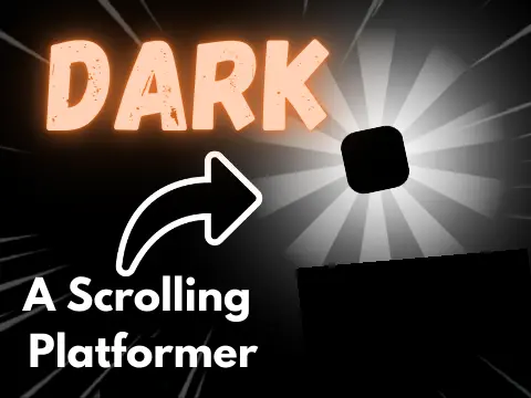 Logo for the Dark Scrolling Platformer game