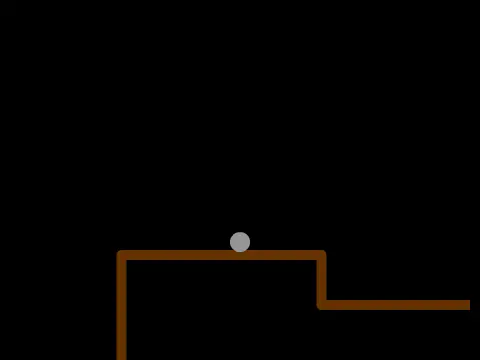 Dark Trial pen platformer beta logo featuring dark theme and physics design