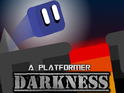 Darkness: A Platformer logo featuring dark theme and platformer design