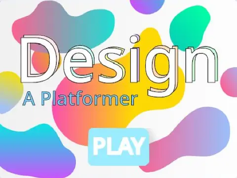 Design a Platformer - A creative platform game logo
