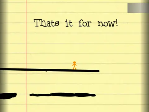 Doodling platformer logo cover featuring experimental griffpatch engine demo