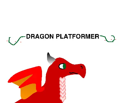 Dragon Platformer logo - debut platformer by first-time Scratch creator