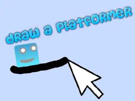 Draw a Platformer contest entry logo - creative drawing platformer