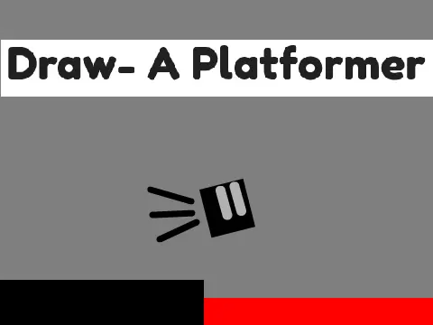 Logo for the creative game draw a platformer where you draw your own platforms