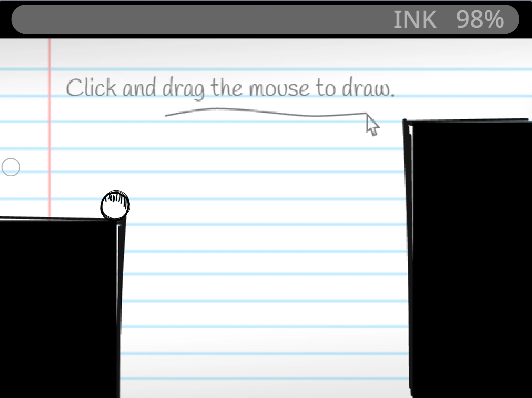 Stone character jumping in Draw the Platformer