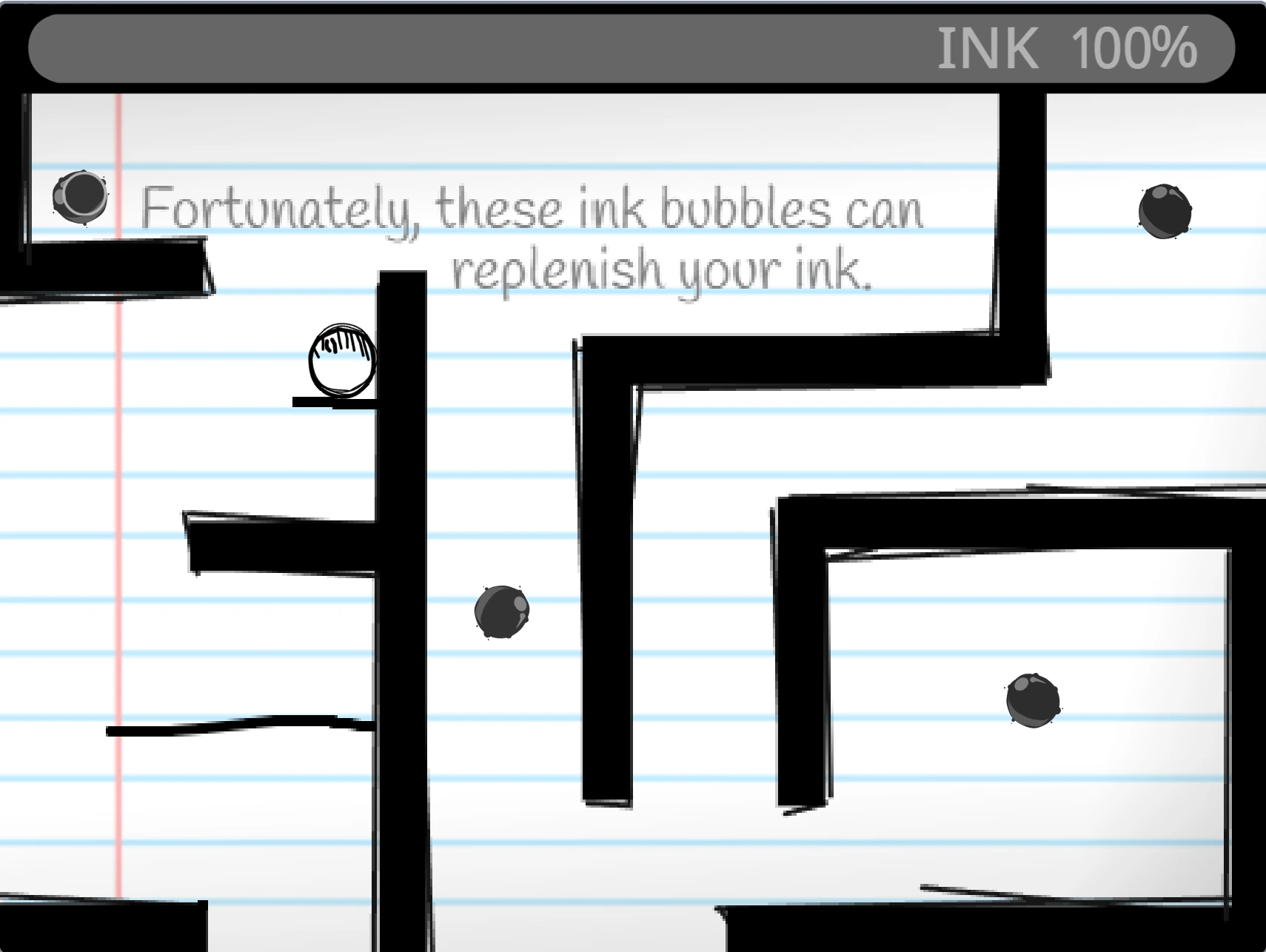 Solving puzzles with drawing in Draw the Platformer