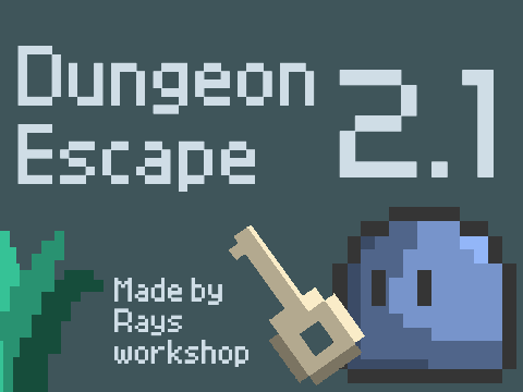 Dungeon Escape 2.1 platformer logo - dungeon escape theme with new update