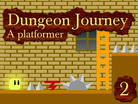 Dungeon Journey 2 platformer logo featuring underground dungeon exploration theme
