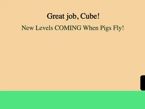 Easy platformer 1.0 logo with level indicator and redesigned levels