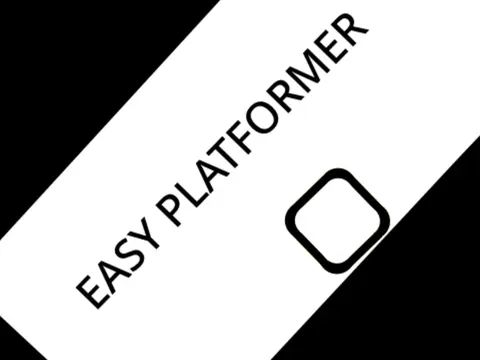 Easy Platformer game cover image showing character and platforms