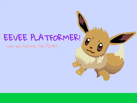 Eevee platformer game with custom walk cycle animation