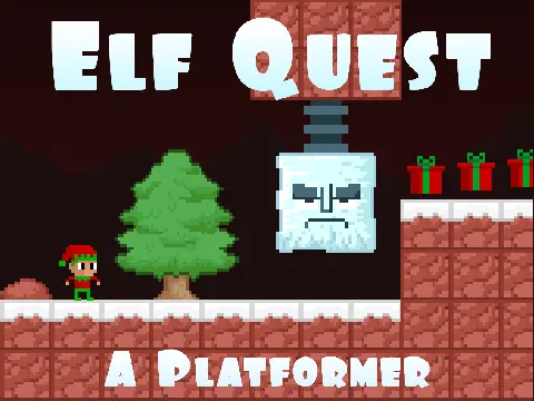Elf Quest A Platformer Logo